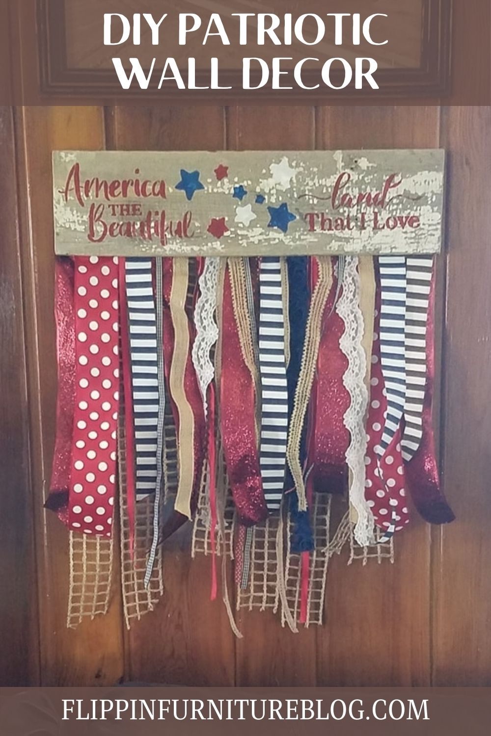 How to Make a Patriotic Wall Decor Flippin Furniture