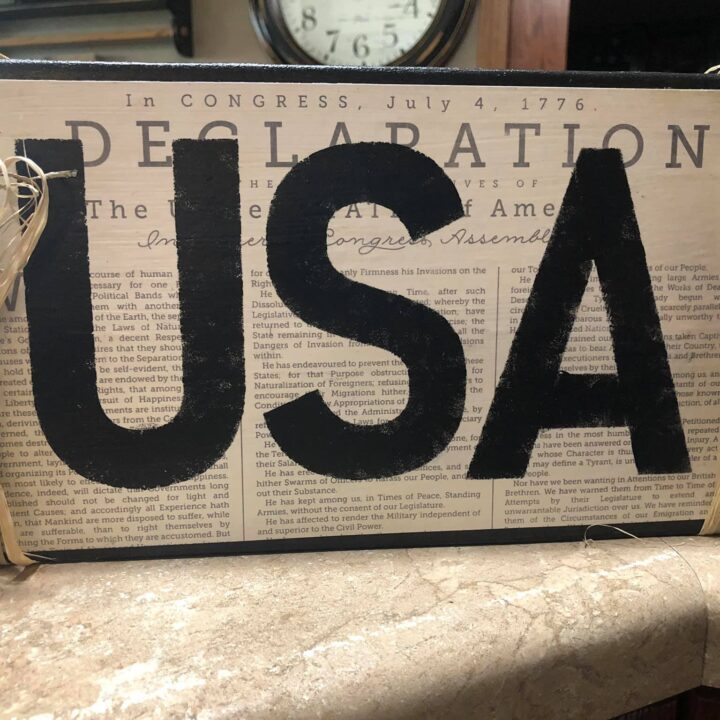 DIY USA custom wood sign