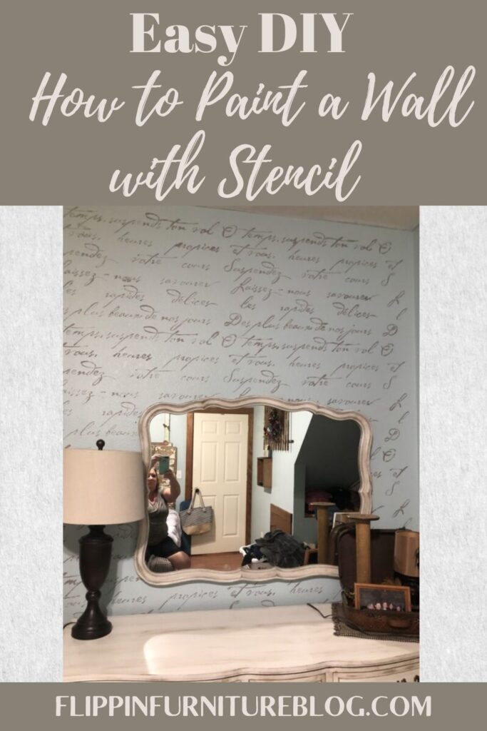 Stencil a Wall in Your Bedroom