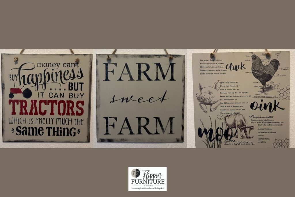 DIY Farm Signs – Flippin Furniture