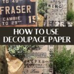 How to Use Decoupage Paper