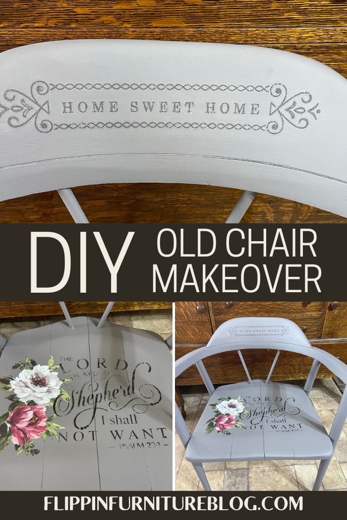 How to Old Chair Makeover Flippin Furniture