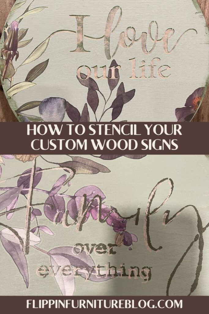 How to Stencil on Wood